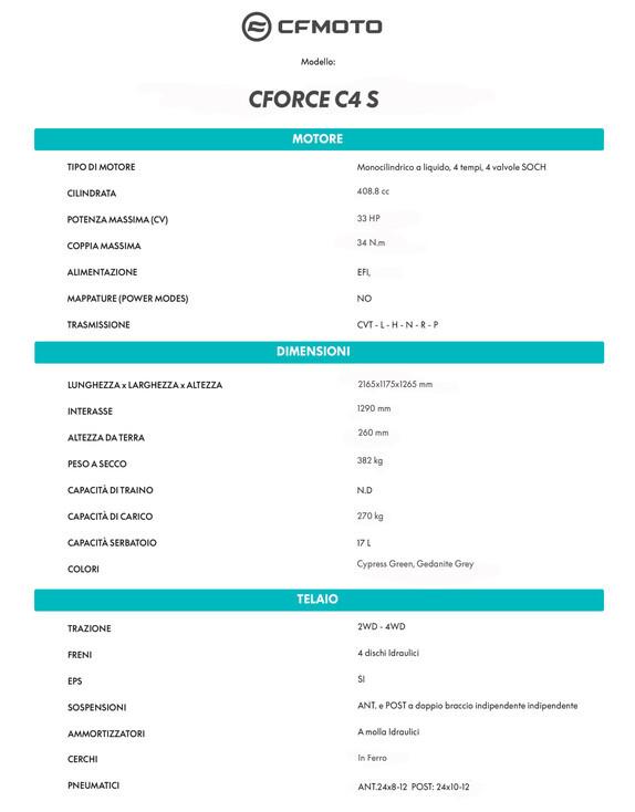 Cf Moto CForce 450 C4 - T3