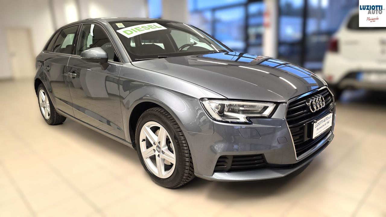 Audi A3 SPORTBACK 1.6 TDI BUSINESS - UNICO PR.