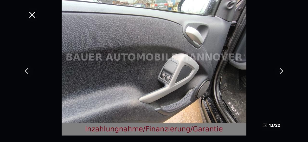 Smart ForTwo 1000 52 kW coupé passion