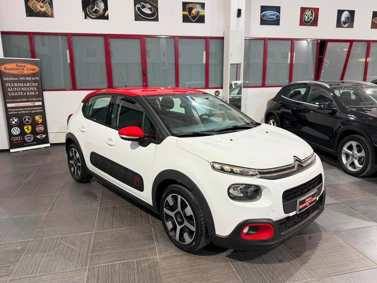 Citroen C3 5porte 1.6 Bluehdi 100cv Shine 2018