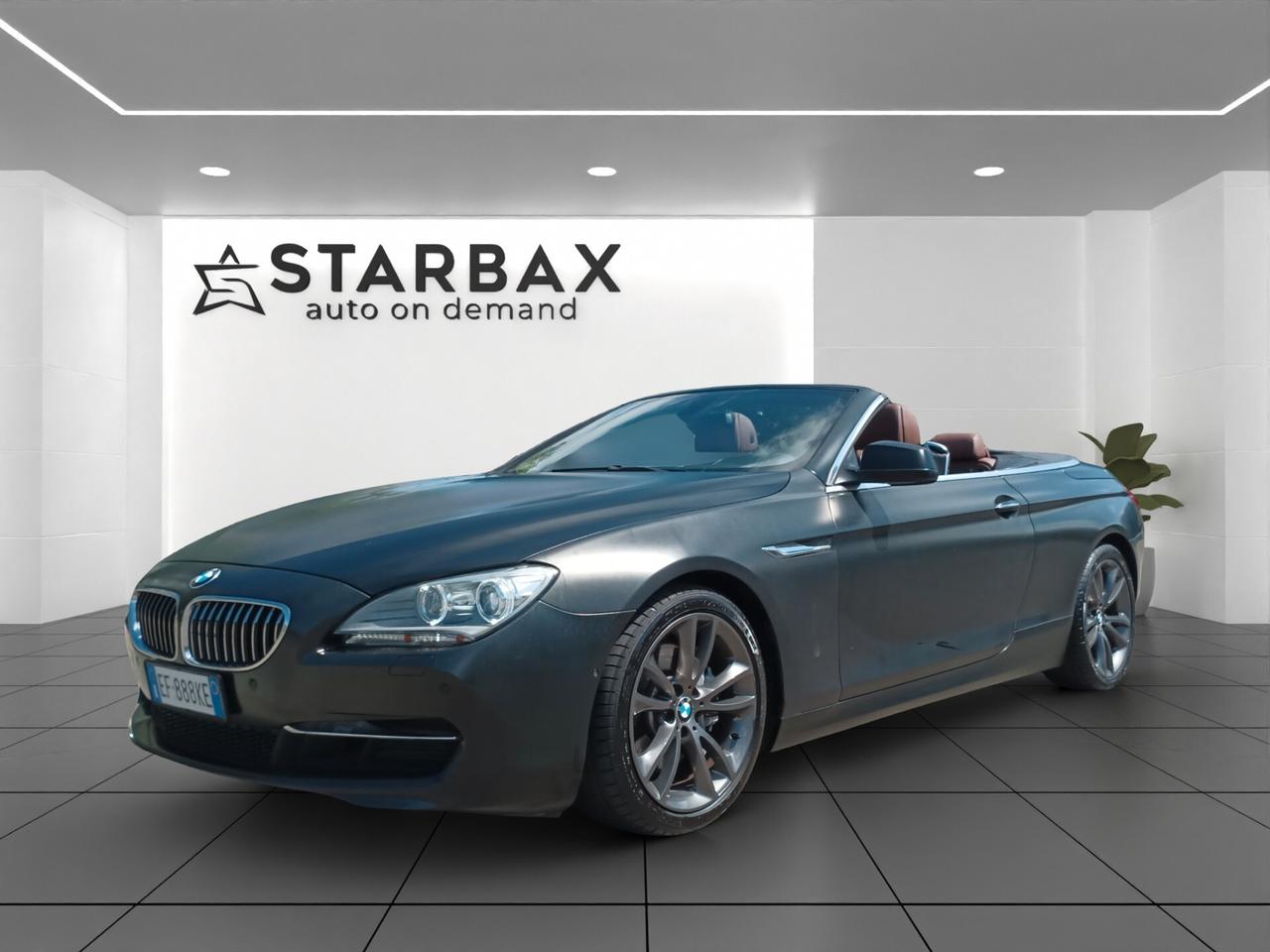 Bmw 640i Cabrio Futura Head Up display Interni in pelle FULL