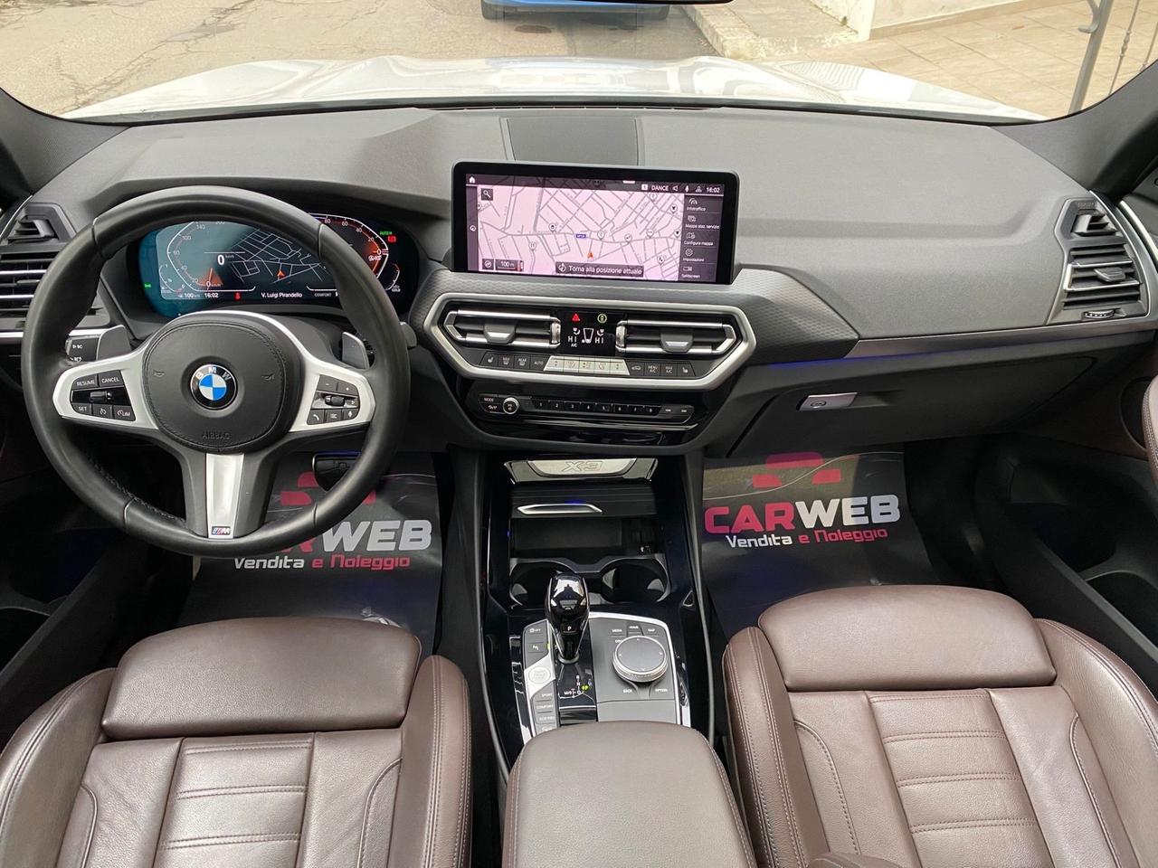 BMW X3 MSPORT 2.0D XDRIVE 48V TETTO 2022