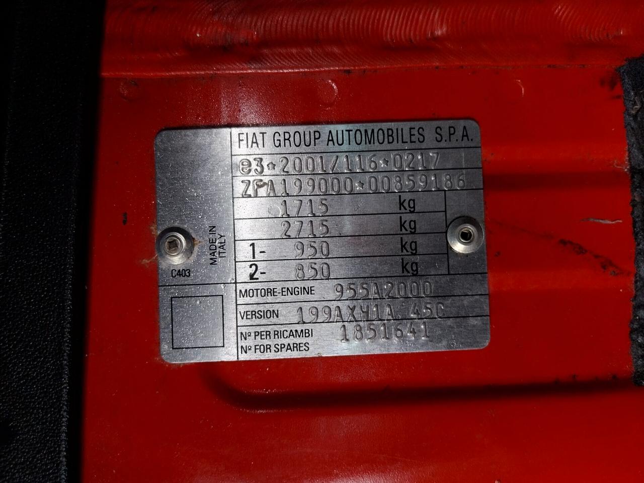 Fiat Punto 1.4 MULTIAIR TURBO SES 3P SPORT