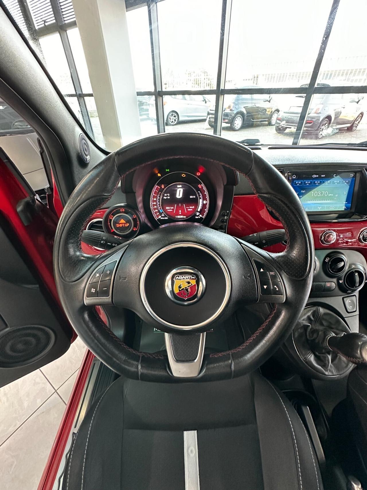 Abarth 500 1.4 Turbo T-Jet 135cv QuadroDigitale ImpiantoAudio Garanzia Finanziabile Ok Permute