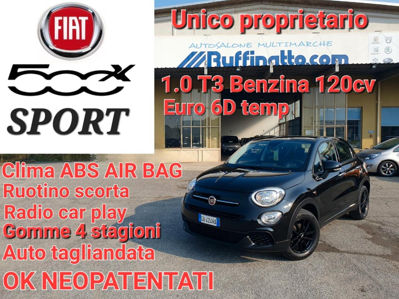 Fiat 500X 1.0 T3 120 CV Sport