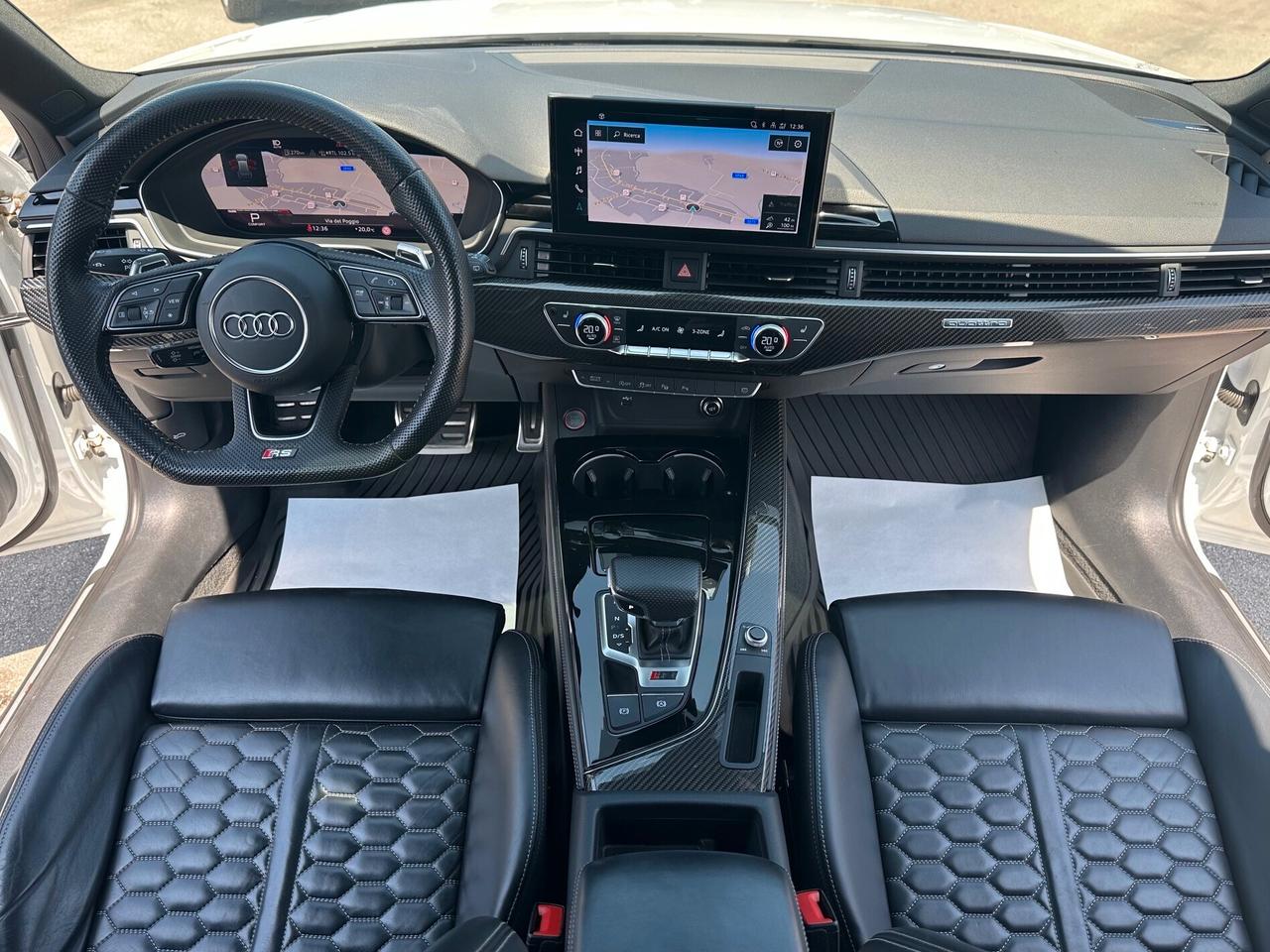 Audi RS4 AVANT/CARBOCERA/TETTO/GAR. AUDI/CARBONIO/STRAFULL