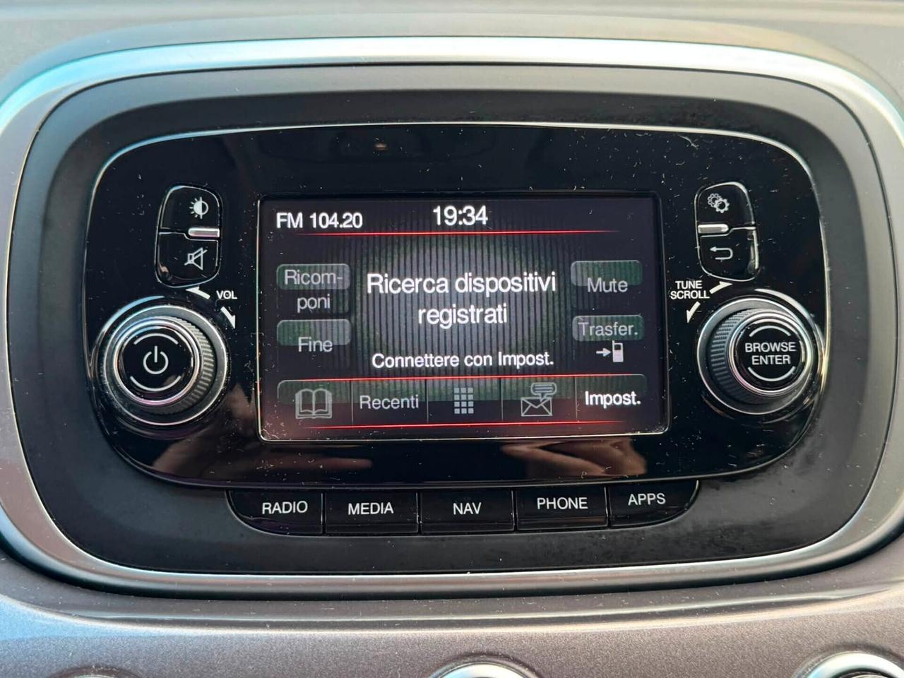 FIAT 500X 1.6 MJ 120 CV. LOUNGE NAVI+CERCHI+BIXENO