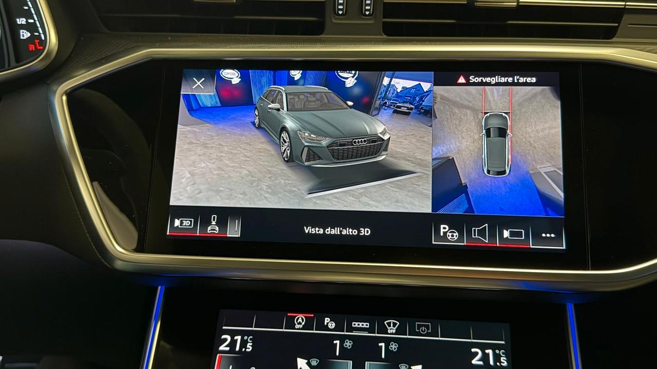 AUDI RS6 AVANT 4.0 TFSI V8 QUATTRO 2020 TETTO APRIBILE