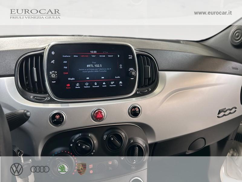 Fiat 500 1.0 hybrid connect 70cv