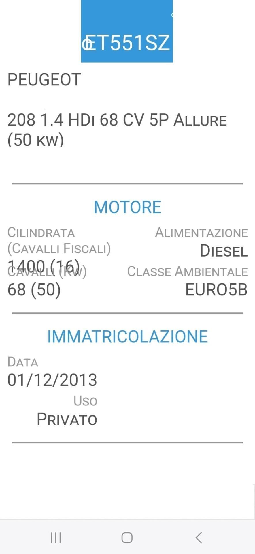 PEUGEOT 208-1,4 HDI-FOTO 3 REVISIONI-UNICO PROPRIE