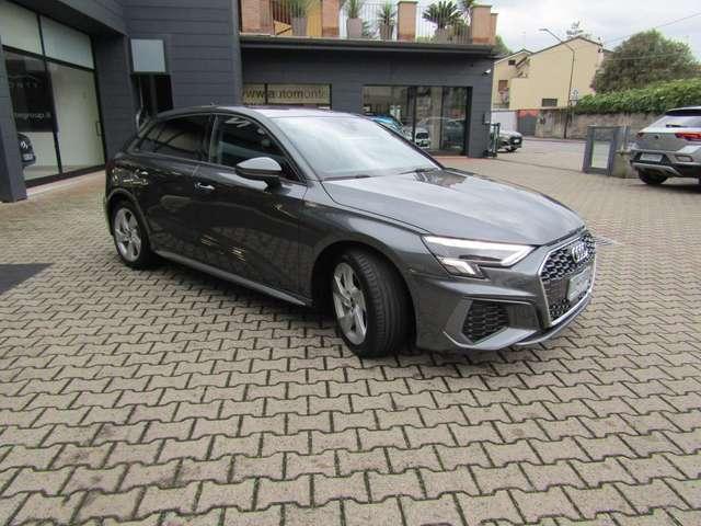 Audi A3 SPB 35 BENZ. MHEV SLINE AUTO,CERCHI 17,CARPLAY,