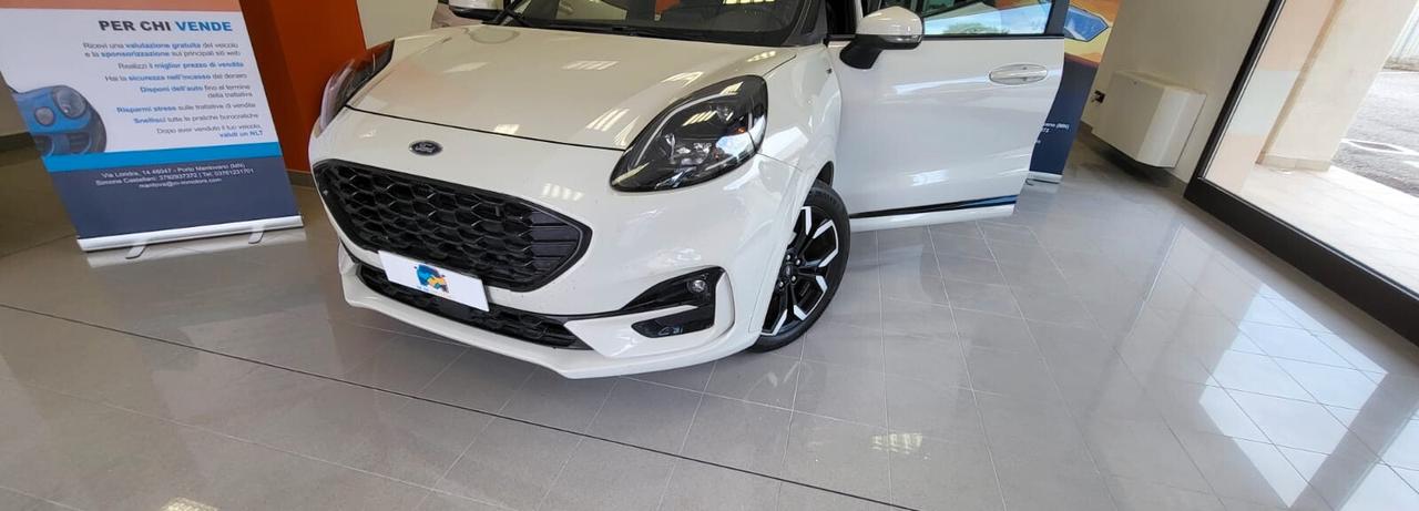 Ford Puma 1.0 EcoBoost Hybrid 125 CV S&S ST-Line- km 54.400- garanzia 12 mesi estendibile fino a 36 mesi.