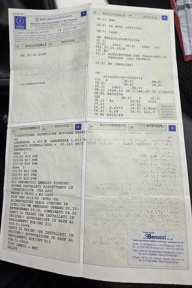 BMW 320 d Efficient Dynamics Business Advantage