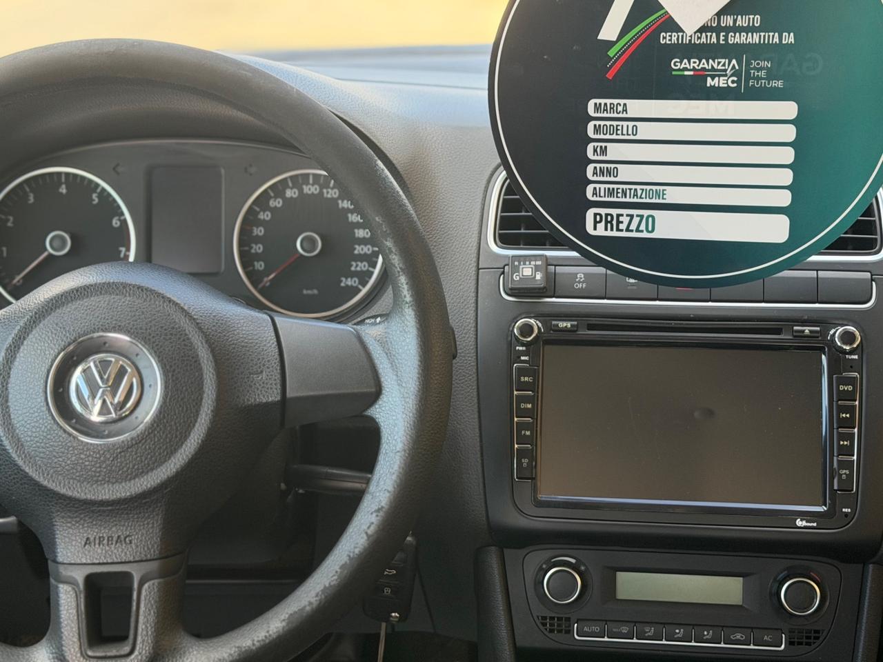 Volkswagen POLO 1.4 GPL 2012 - STEREO 2DIN