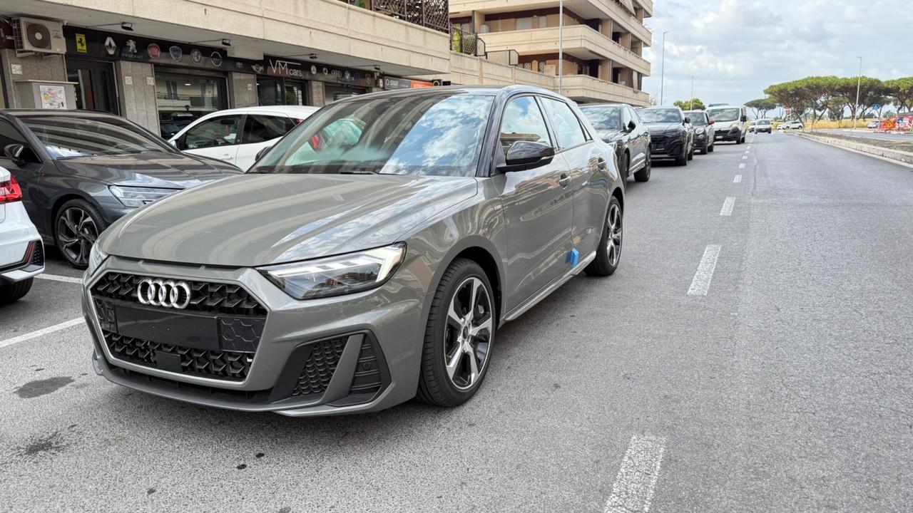 Audi A1 SPB 30 TFSI S tronic S line edition LED NAVI KAMERA PACK LUCI CERCHI 17 CLIMA AUTOMATICO
