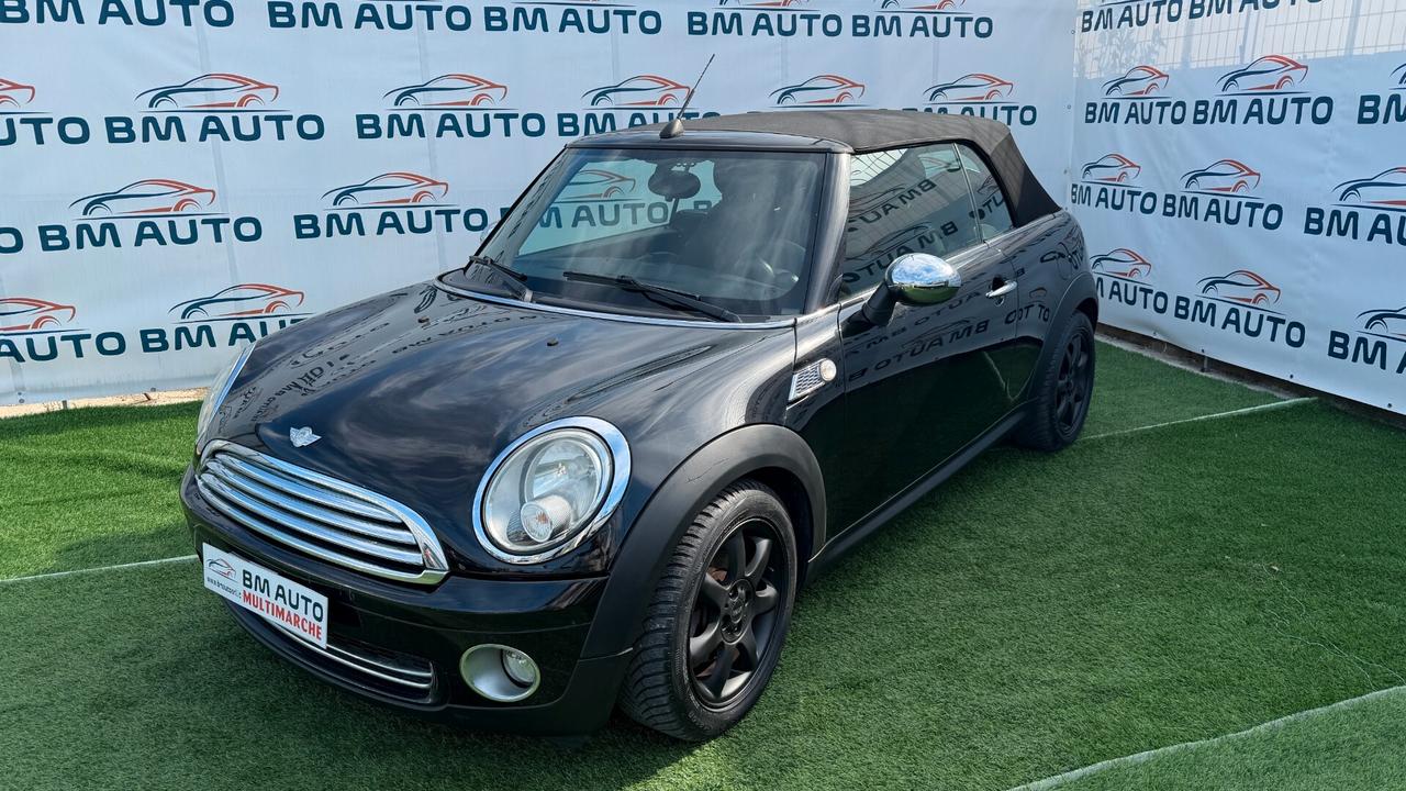 Mini Cooper Cabrio 1.6 BENZINA 120 CV KM CERTIFICATI GARANTITA