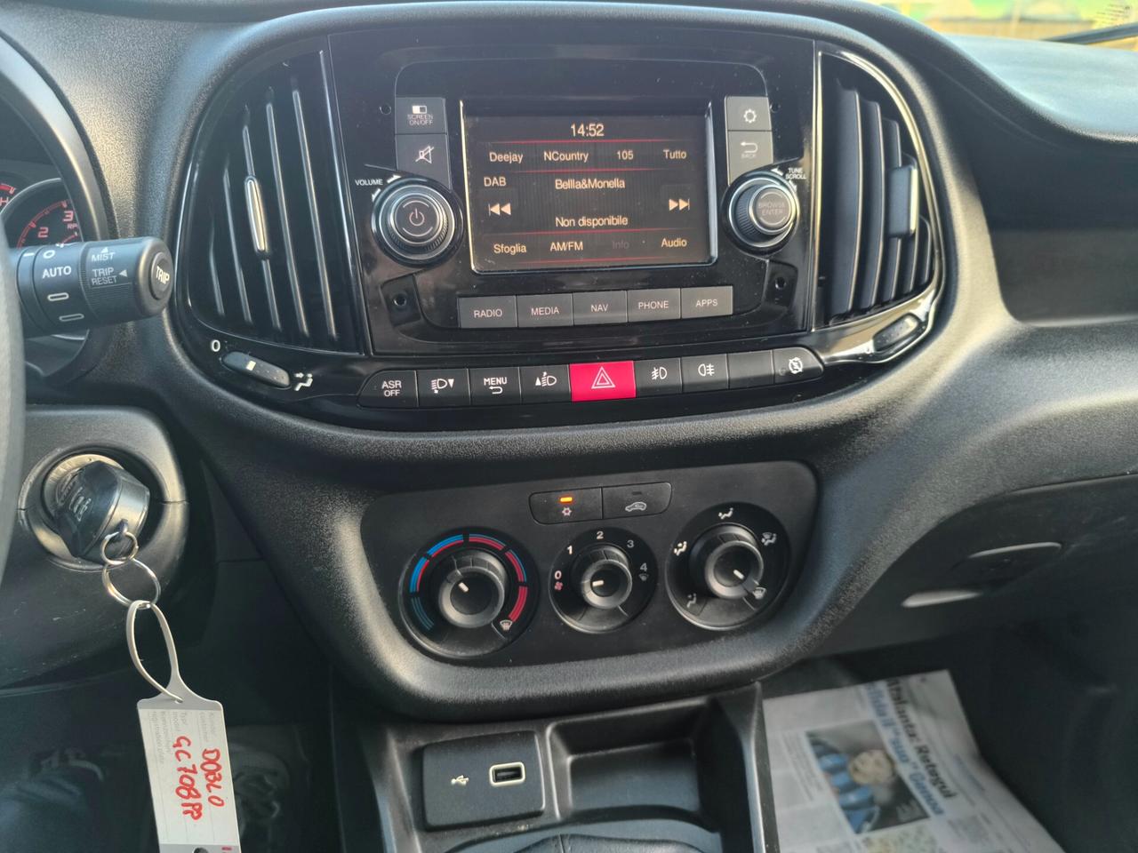 FIAT DOBLÒ MAXI 1.6 DIESEL 120cv 3POSTI 10/2020 KM 115000 NAV/RETROC