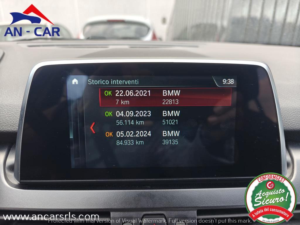 BMW Serie 2 Gran Tourer 220d Gran Tourer Luxury auto 7p.ti