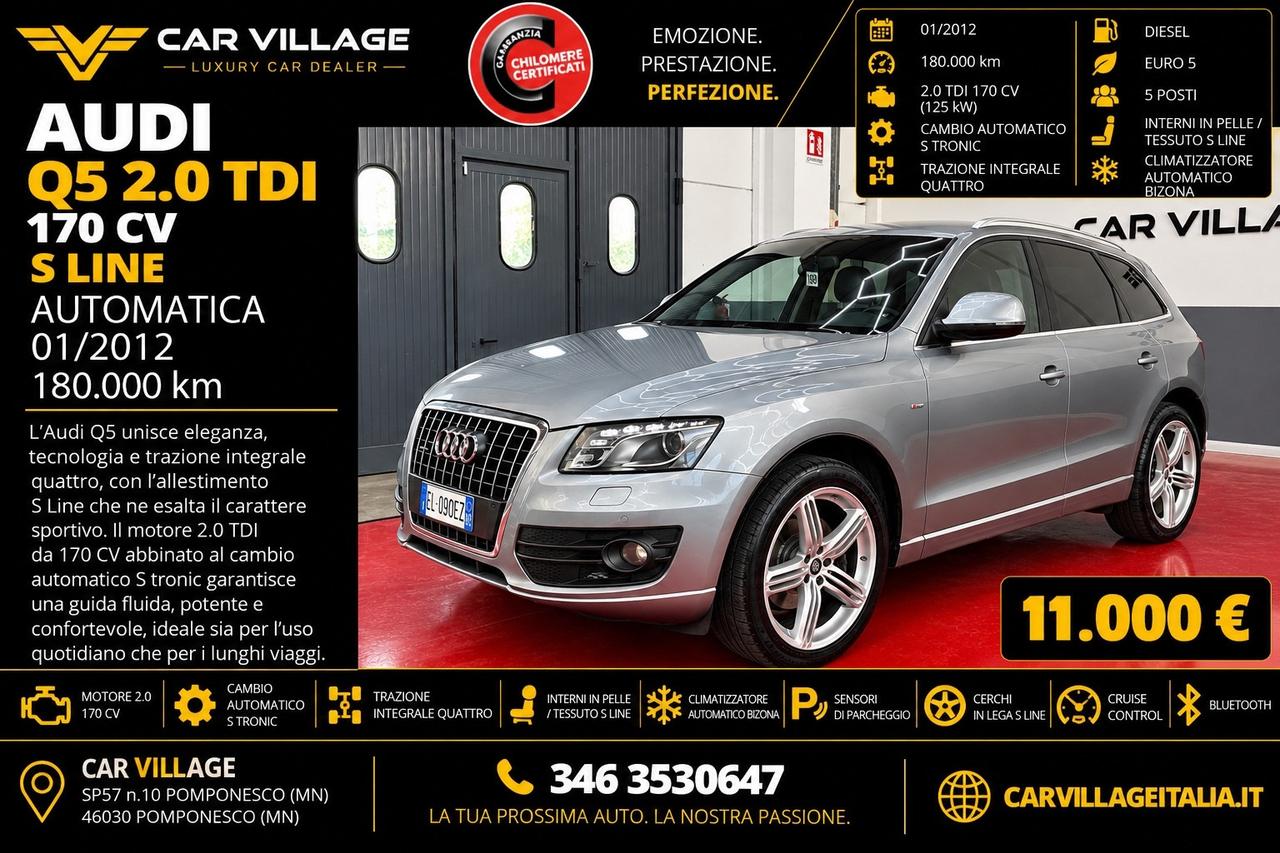 Audi Q5 2.0 TDI 170 CV quattro S tronic Advanced Plus
