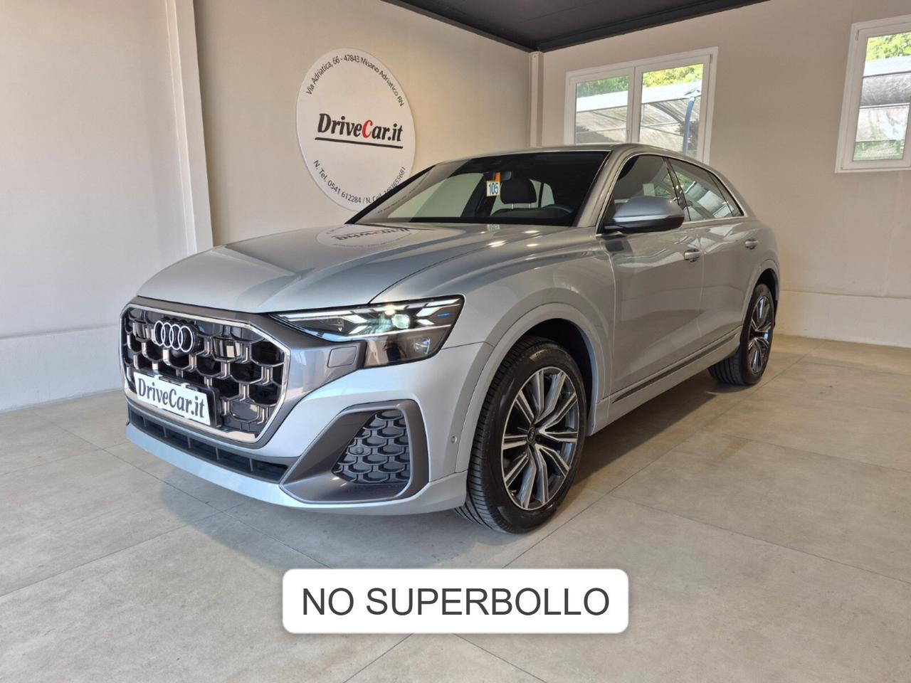 Audi Q8 45 TDI S LINE QUATTRO TIPTRONIC SOSPENSIONI ADATTIVE LASER C.21" APPLE CAR PLAY/ANDROID AUTO LUCI AMBIENTE PLUS 360°