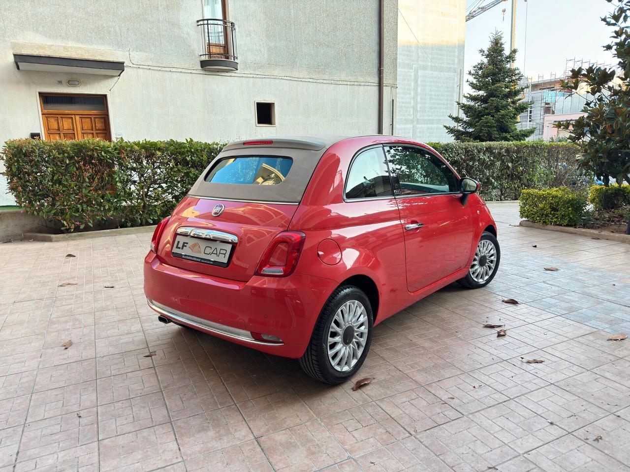 Fiat 500 C 1.3 Multijet 95 cv Lounge Cabrio Rosso corallo