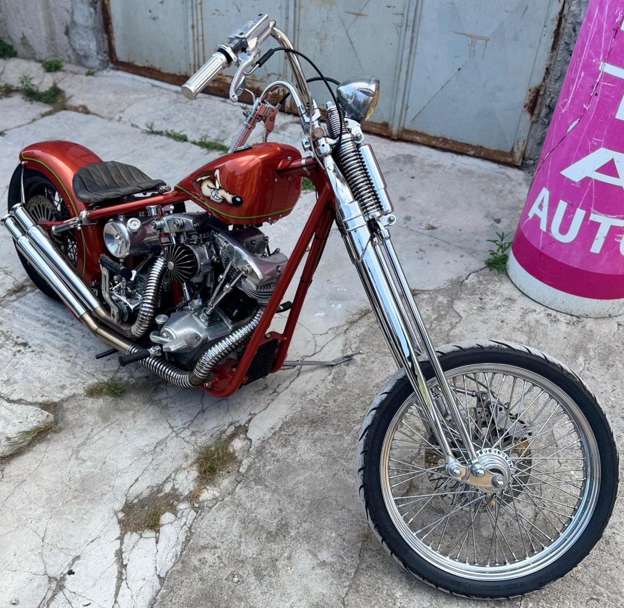 Harley-davidson Custom Bike Mazza’s choopers stroker eagle