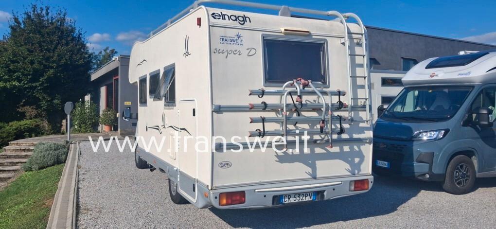 Elnagh Super D112G mansardato con ampio garage in coda