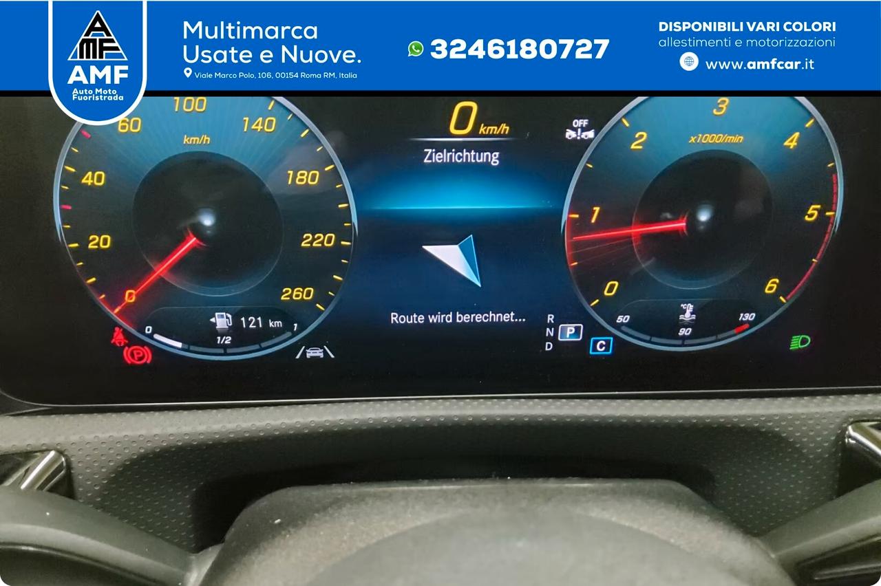 Mercedes-Benz A 180 d AMG-Line T-Leather Navi LED MBUX high RFK