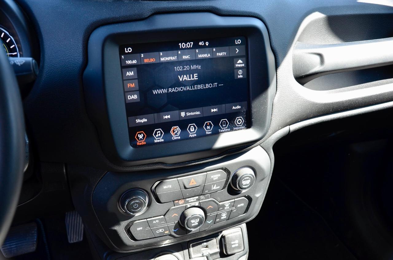 JEEP RENEGADE 1.3 T4 PLUG-IN UPLAND 4XE 190cv AUTO, PREZZO REALE, UNICOPROP, TUTTI SERVICE FCA, EURO 6D, KEYLESS, FARI LED, PERMUTE