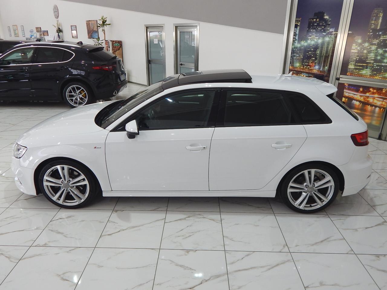 Audi A3 SPB 2.0 TDI S-Line Quattro Stronic TETTO-NAVI-PELL