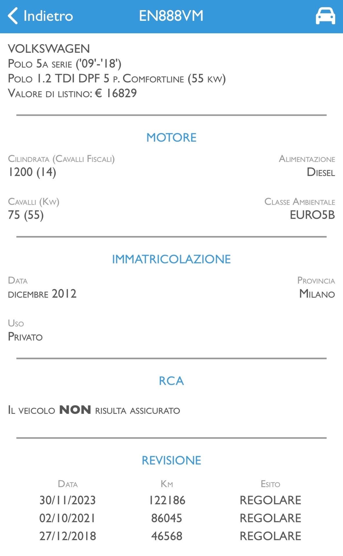 Volkswagen Polo 1.2 TDI DPF 5 p. Comfortline