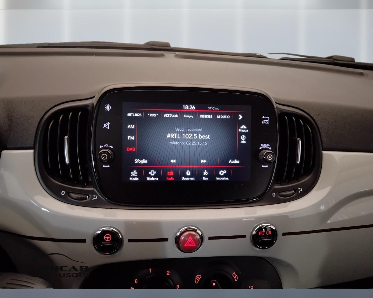 FIAT 500 III 2015 - 500 1.2 Collezione 69cv c/sensori parcheggio