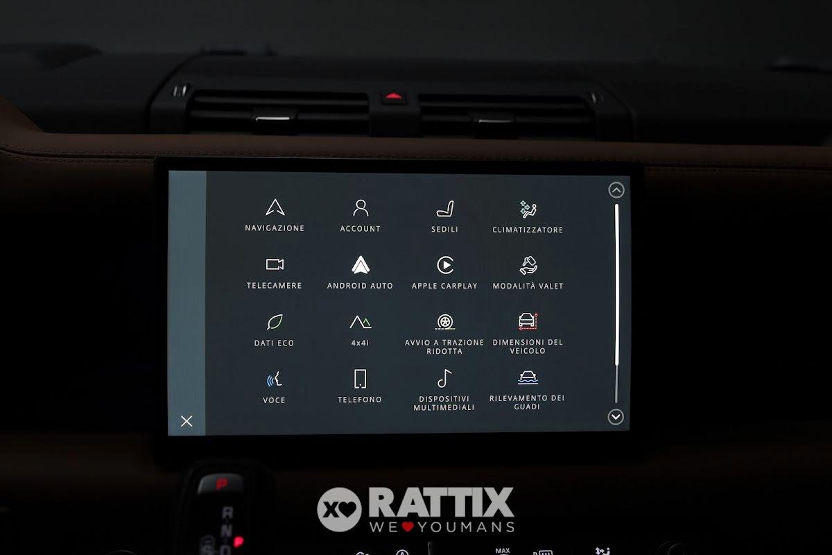 Land Rover Defender 3.0d 3.0 i6 Mhev 300CV 130 X AWD Auto 8p.ti + tetto apribile & roof rack