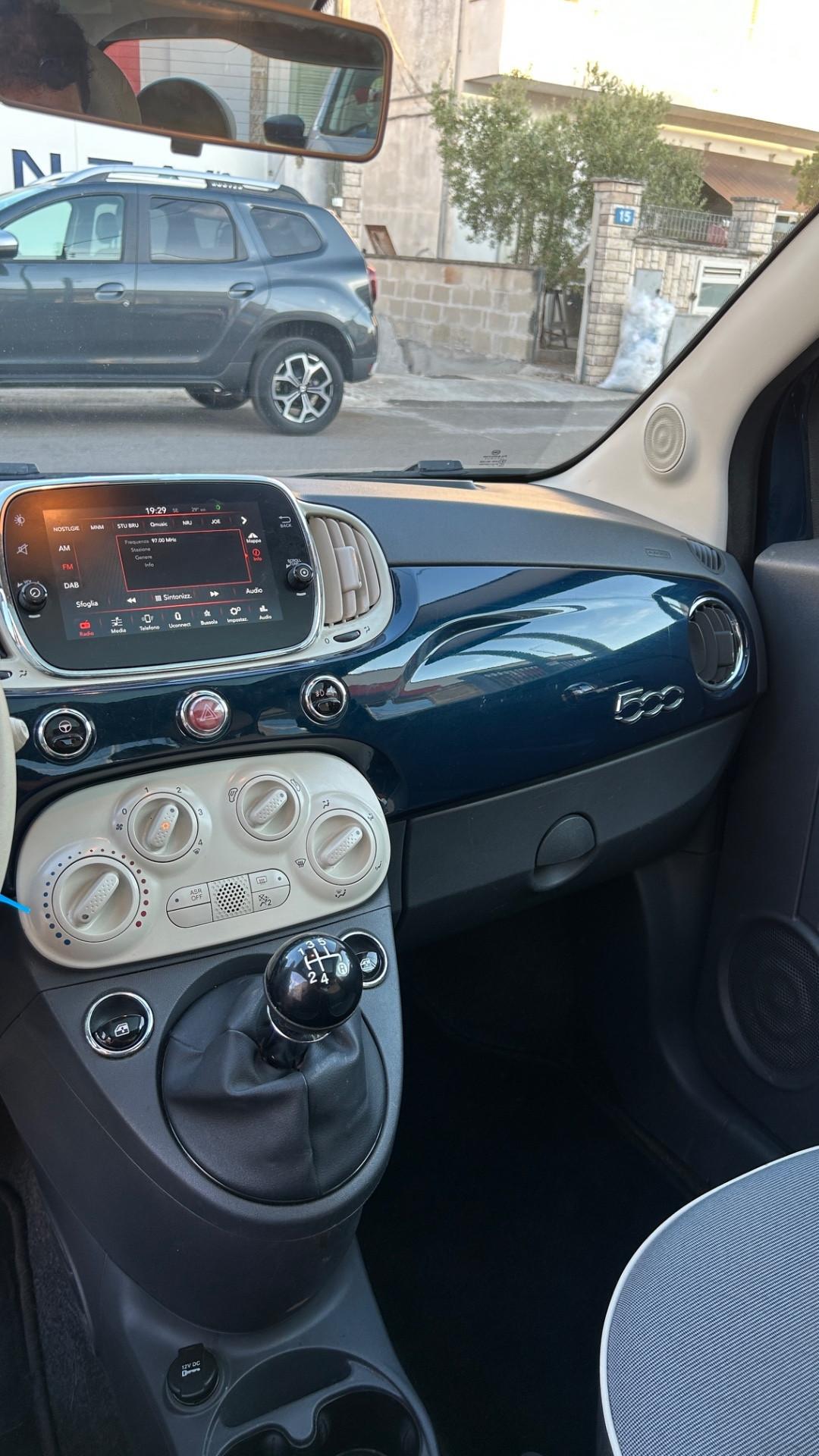 Fiat 500 1.2 Lounge-2018 CARPLAY/TETTO/VIRTUAL