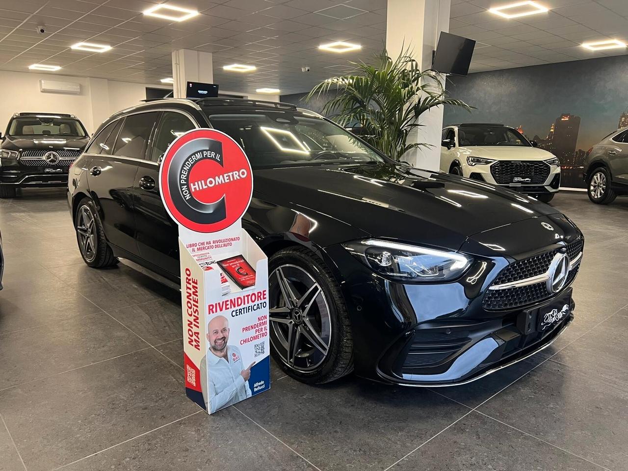 MERCEDES C220 S.W. PREMIUM PRO AMG 2.0 MHEV 200CV TETTO PELLE NAVI ANNO 2022