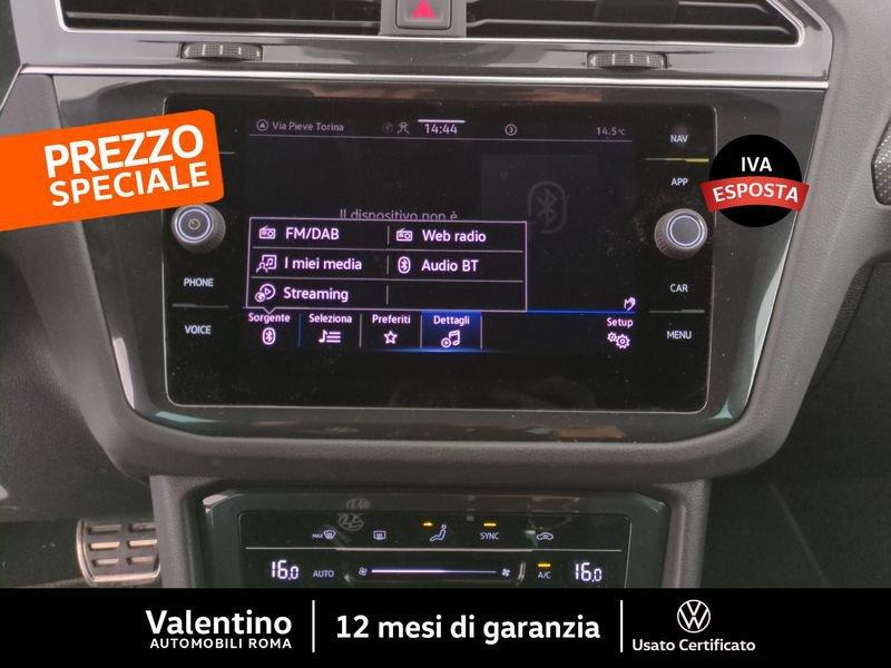 Volkswagen Tiguan 2.0 TDI DSG R-LINE 150CV SCR