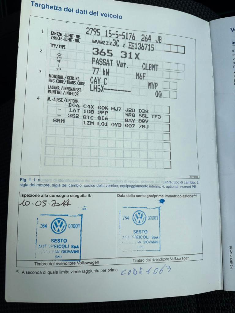 Volkswagen Passat Variant 1.6 tdi Comfortline Business