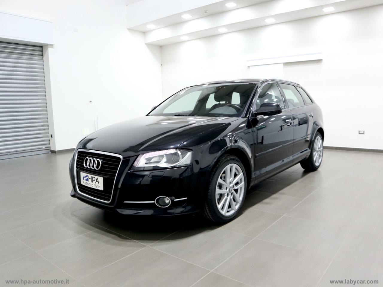 AUDI A3 SPORTBACK 1.6 TDI 105CV BI XENON LED SENSORI CERCHI 17