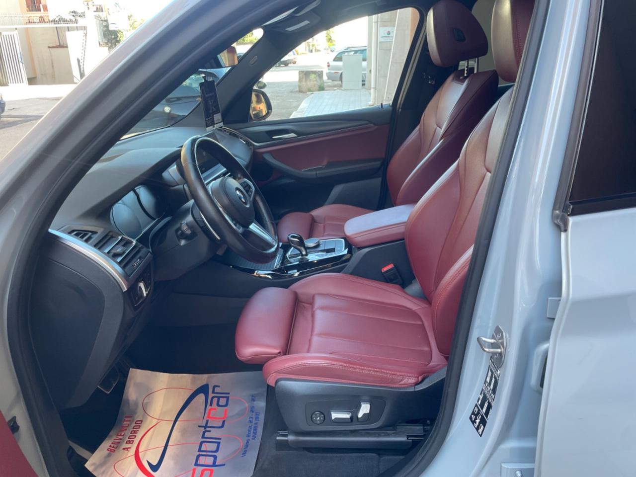 Bmw X3 xDrive20d 48V Msport TETTO NAVY PELLE LED 20'
