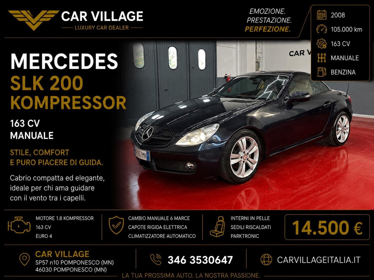 Mercedes-benz SLK 200 Kompressor cat