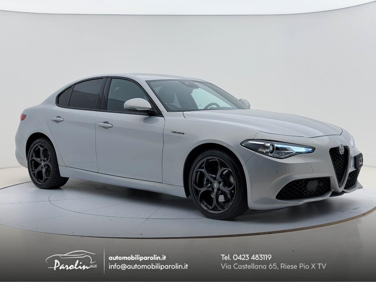 Alfa Romeo Giulia 2.2 t Veloce Q4 210 cv auto Bianco Lunare