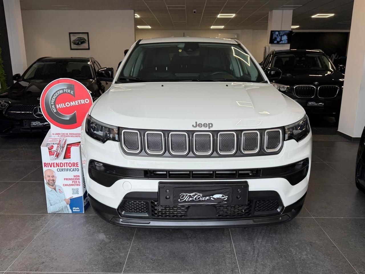 JEEP COMPASS 1.6 MJT LONGITUDE 130CV PELLE NAVI CAM ANNO 2021