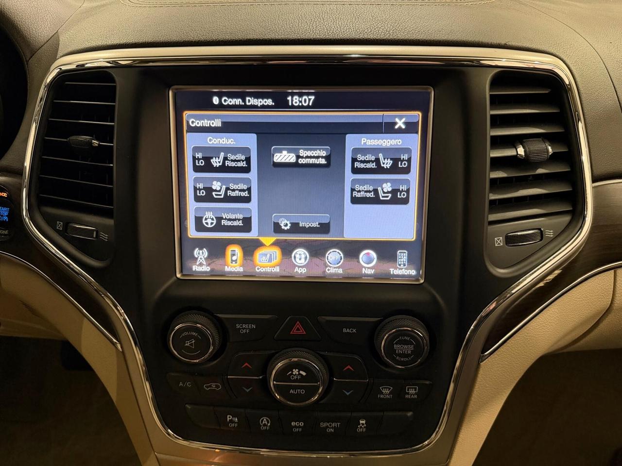 Jeep Grand Cherokee 3.0 V6 CRD 250 CV Multijet II Overland