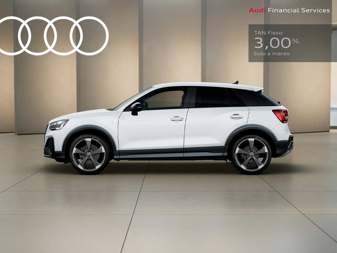 Audi Q2 40 2.0 tfsi identity black quattro s-tronic