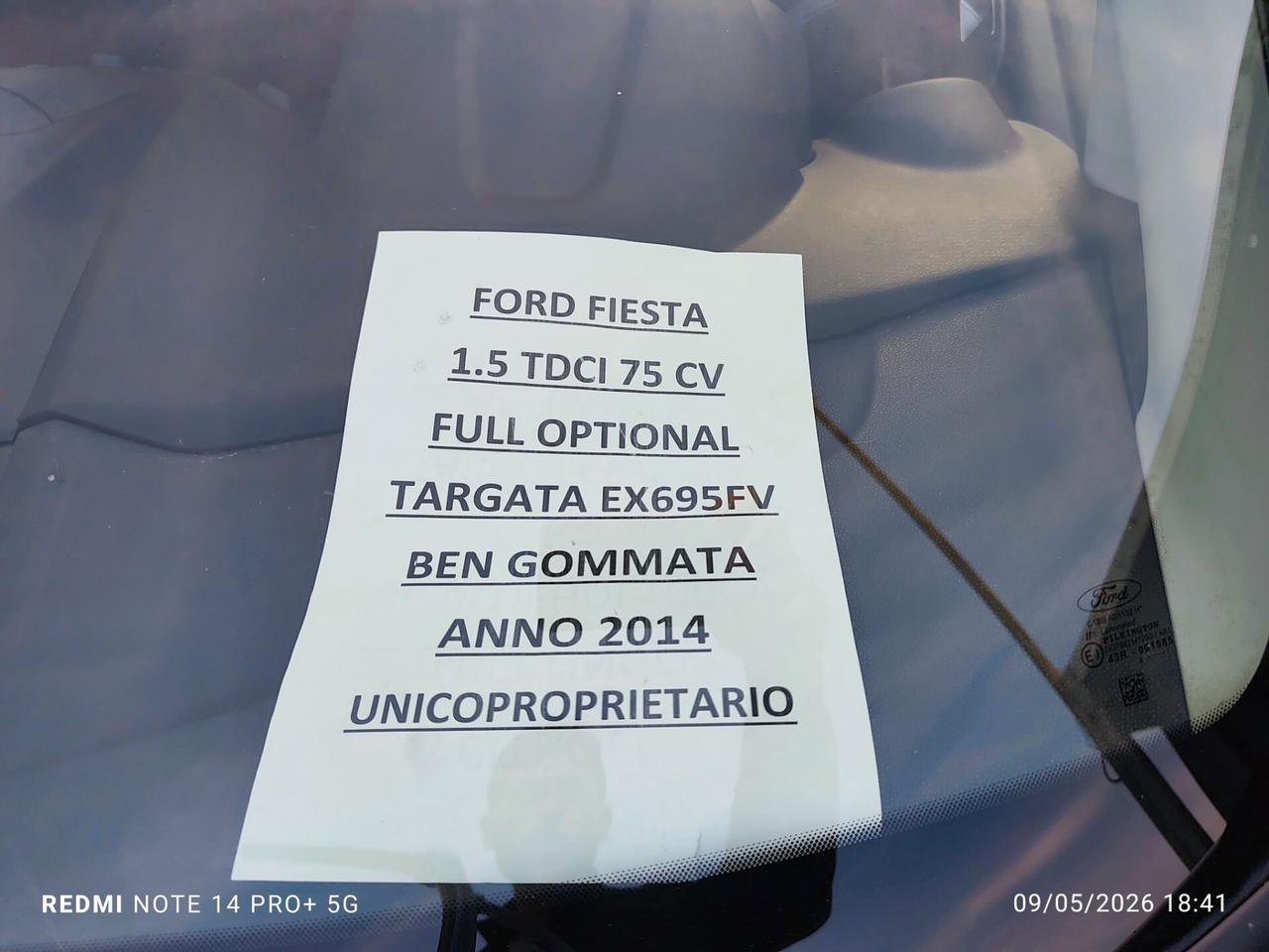 Ford Fiesta 1.5 TDCi 75CV GARANZIA