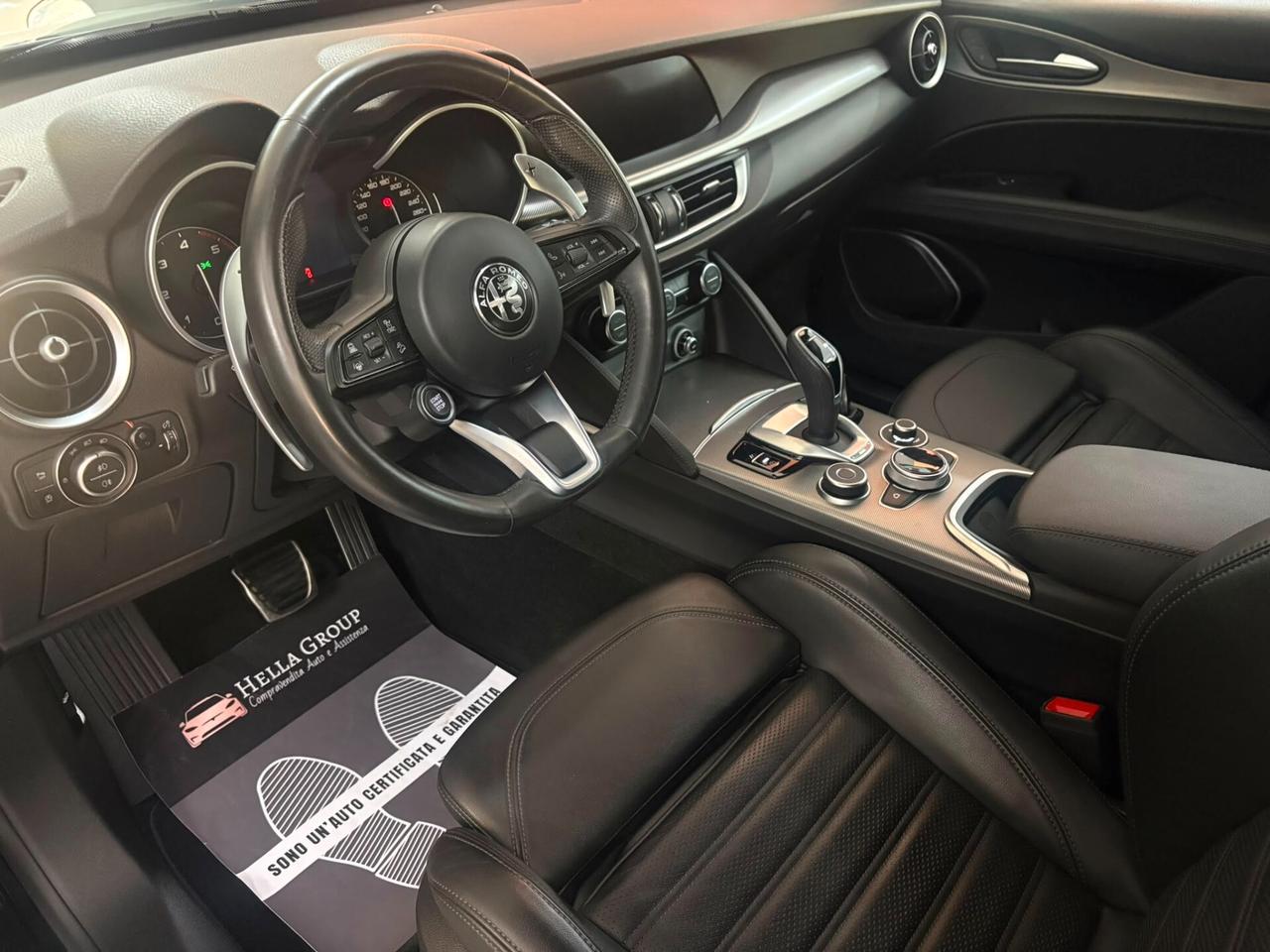 Alfa Romeo Stelvio Veloce Nero vulcano Total black