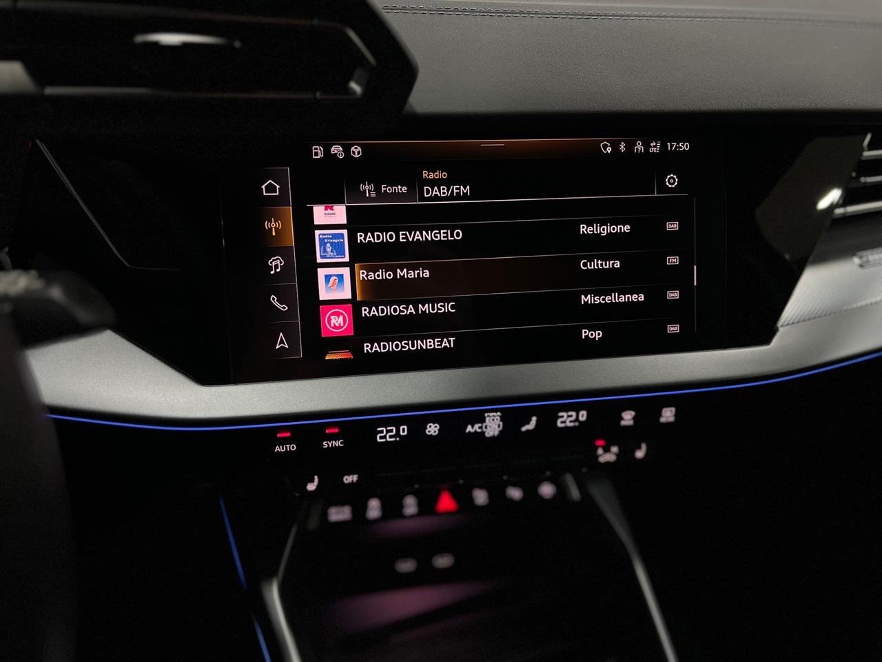 Audi A3 SPB 35 2.0 TDI STronic SLine 150 cv