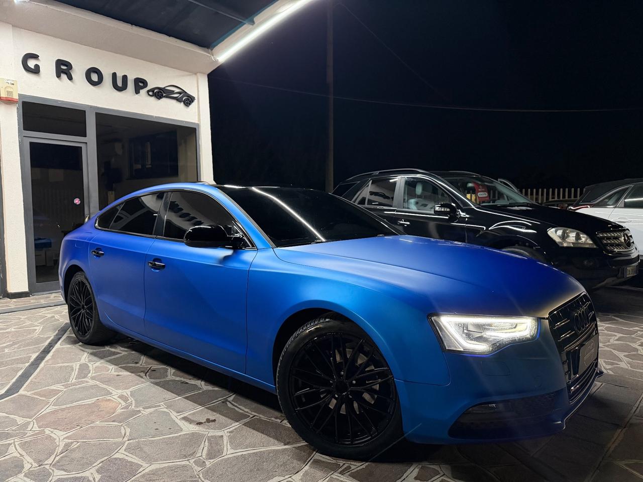 Audi A5 Sportback 2.0 tdi 177cv s-tronic Wraping Blu Opaco