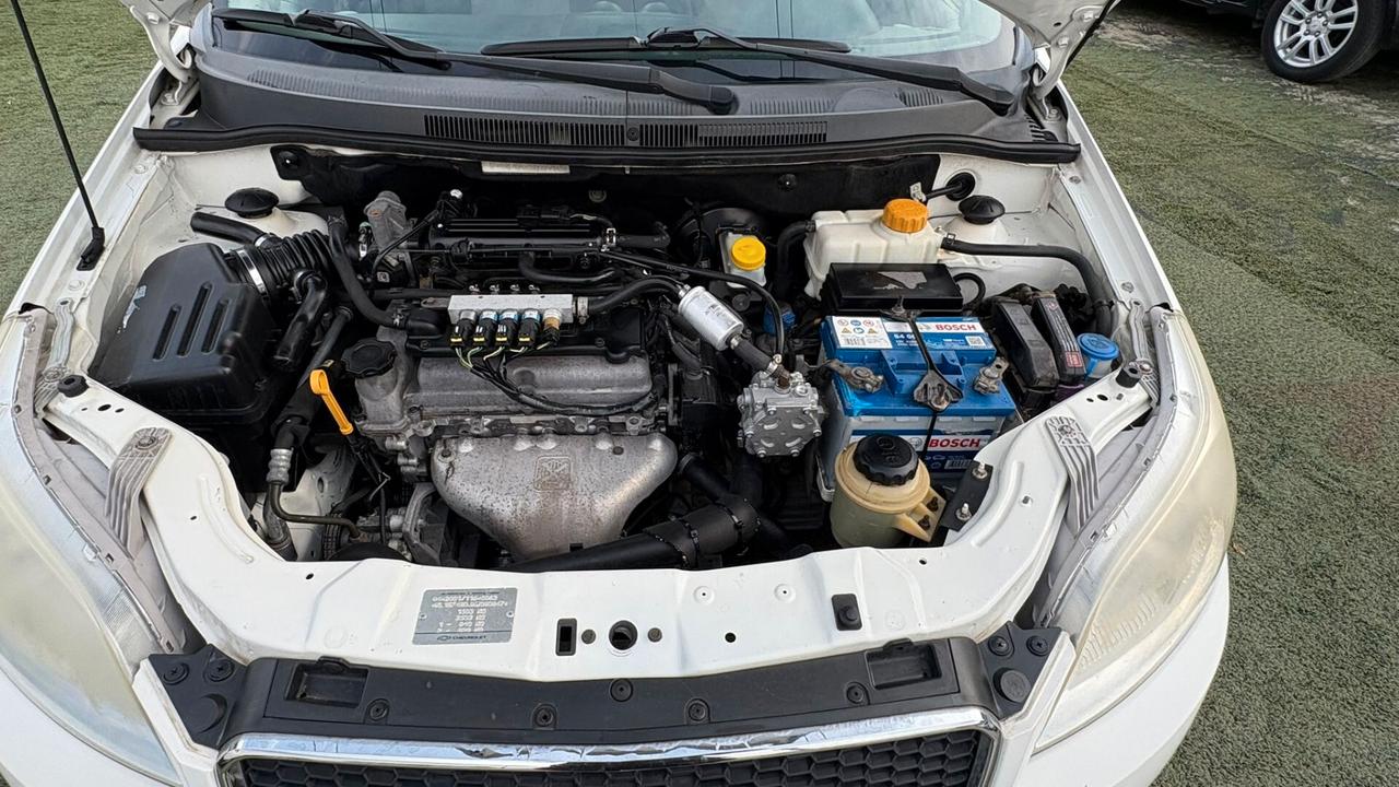 Chevrolet Aveo 1.2 BI-FUEL T48 | GPL O METANO B12D1 CC 1206 CV 84 KW 62 BERLINA, 5 P. (
