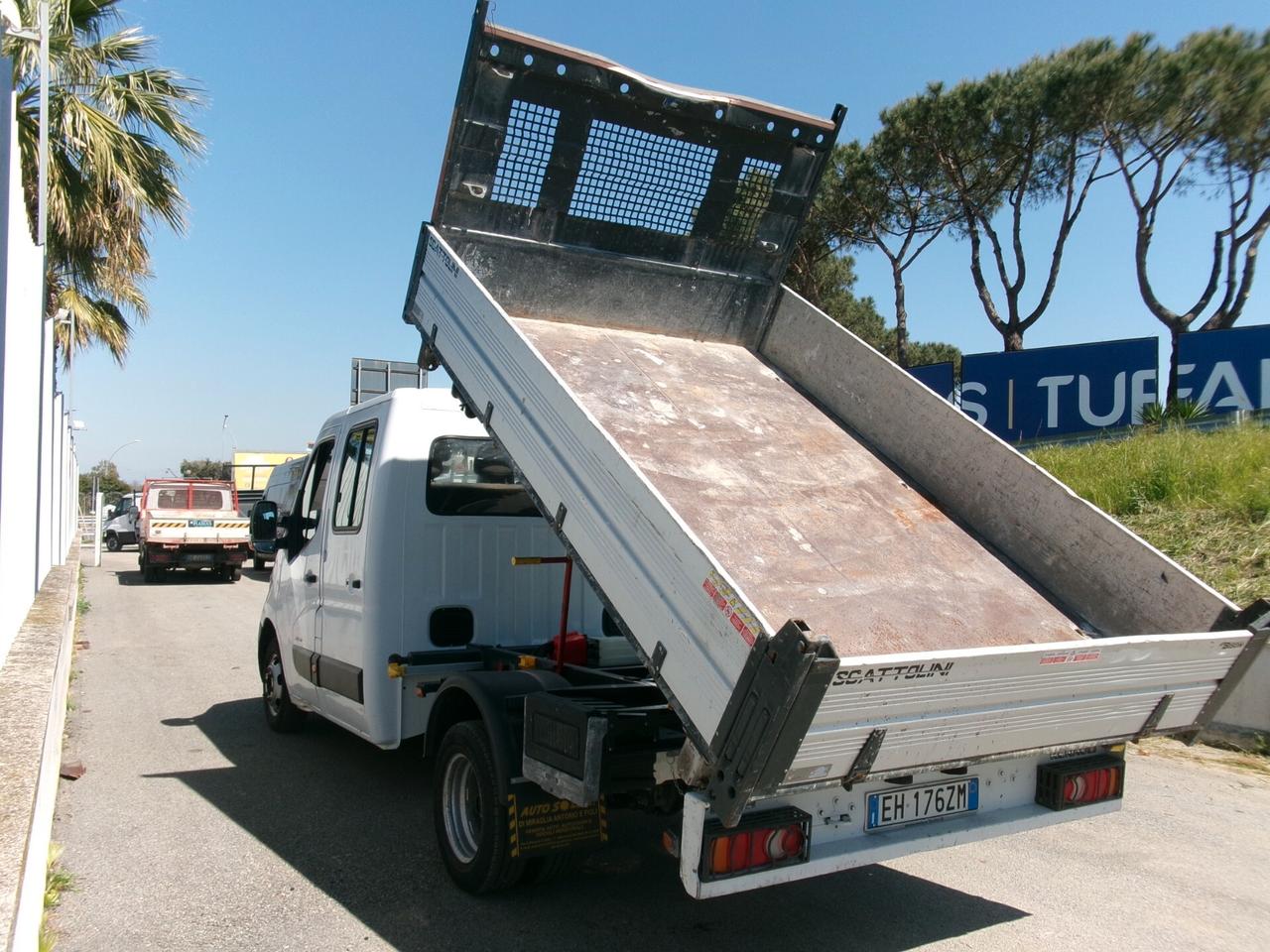 Renault Master 2.3 DCI 125CV E5 DOPPIA CABINA 7 POSTI RIBALTABILE TRILATERALE